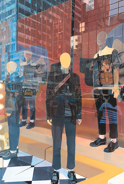 Window Reflection #1<br>New York City<br>5th Avenue<br>Prada