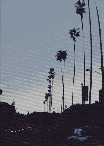 Sunset Blvd Gray Palms