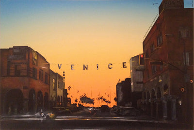 Sunset on<br> Venice Beach #2<br> Windward Ave